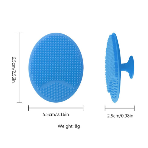 MOLKASIA Silicone Shampoo Brush for Baby Infant Bathing Soft Silicone Boys Kids Shower Brush Head Hair Washing Massage
