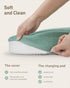 3216, Contoured Changing Pad with Soft & Washable Cover, Waterproof Lining Foam Baby Changing Table Pads for Dresser