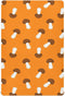Sinestour Orange Mushroom Baby Crib Sheet Soft and Breathable Crib Mattress Protector for