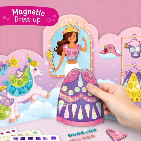 20+ 5,6,7,8 8-12 Imagimake Unicorn Craft Kit | Mess Free Activities | Bracelet Making Kit, Magnetic Board Princess