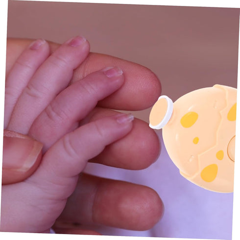Trimmer Electric Nail Cartoon Egg Design Safe Electric Nail Polisher Grinding Heads for Newborn
