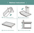3 Inch 38" Lx26 W Mattress, No Gaps Edge Reinforcement High Density Foam, Odorless and Steady, Certipur-us and Oeko