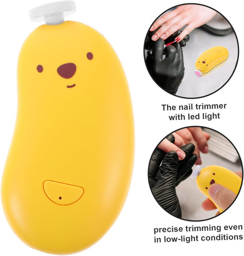Trimmer Didiseaon Nail File Electric Clipper Electric Clipper Grinding Heads Led Light Versatile for Toddlers Newborns