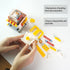 Building Blocks City Street View Toy: 3D DIY Bricks Set, Unique Home Decor, 244PCS Burger Shop