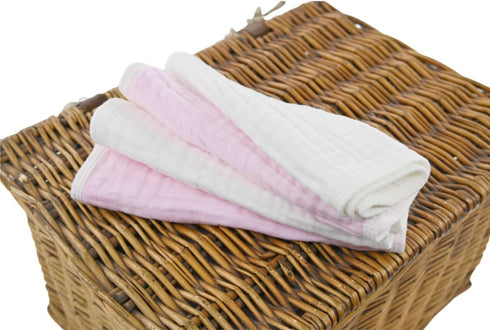 Pack 4 6 20 10 Inches 100% 4 Pack) Synrroe Burp Cloths Large, Muslin Burp Cloths for Baby Girls and Boys, of Extra