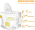 RYGVPR 42pcs Microwave Bottle Steam Sterilizer Bags, Reusable for Breast Pump Parts and Baby Bottle Great for Travel
