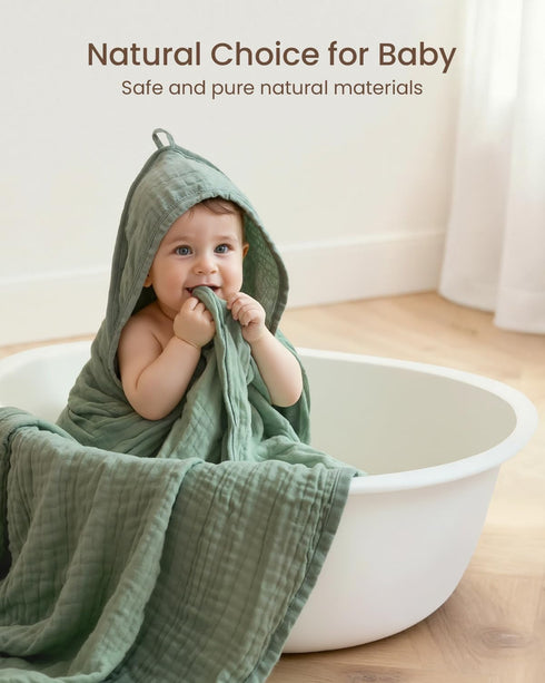 6 Set, 2 35x35 Inch 4 Set, PCS Baby Towels and Washcloths PCS XL Baby Hooded Towels & PCS Washcloths Ultra Soft