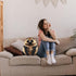 Cute Raccoon Plush Pillow,Soft & Comfortable Raccoon Stuffed Animal Toy, Huggable Plushie Throw Pillow for Kids, Girls