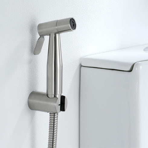 OJJBAVKFQ HandheldSprayer for Toilet Brass Baby Cloth Diaper Sprayer Portable Hand Held ToiletSprayer Head withHose