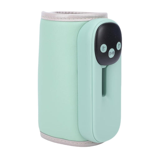 Masyrt Warmer,11 Settings Portable Bottle Temperature Rechargeable Fast Milk Warmer with Night Light Memory Function