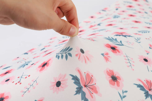 Set 3 Pack Changing Pad Cover Jersey Knit Ultra Soft for Baby Boys Girls Floral/Grey Rabbit/Pink