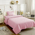 NookZuzu 3 Set,Pink Set 3-Piece Set Set Piece Toddler Sheet Basics Bed Sheet for Toddler,Microfiber Sheet Soft