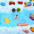 GushySnow Latex Sensory bin Filler Ideas Bulk for Preschool Classroom Fake Snow Play Sand Toy for Arctic Diorama
