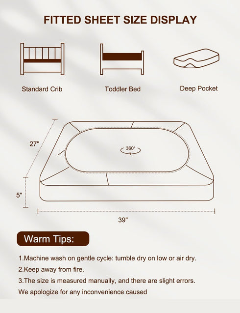 Pack Pack (46P-03) Yellow Muslin and Play Sheets Fitted Girl, Portable Mini Crib Sheets or n Play Mattress Pad Cover