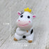 MAOMIA 8 Pcs Cow Figures Set for Kids, Animal Toys Cake Toppers, Miniature Figurines Collection for Christmas Birthday