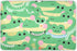 siphylline Cartoon Cute Crocodile Green Extra Large Resuable Changing Pad Covers Water Resistant