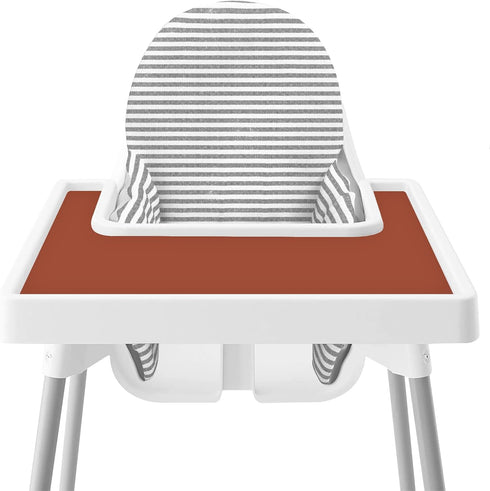 High Chair Placemat for IKEA Antilop Baby High Chair, Silicone Placemats, High Chair Tray Finger Foods Placemat