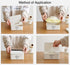 Container,7.28" 4.80" 2.75" Moorfowl Makeup Remover Wipes L * W * H, Makeup Wipes Holder Dispenser Chic for Bathroom