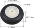 uxcell Tire and Wheel Sets for RC Car Airplane,PU Sponge Tire with Plastic Hub,1"