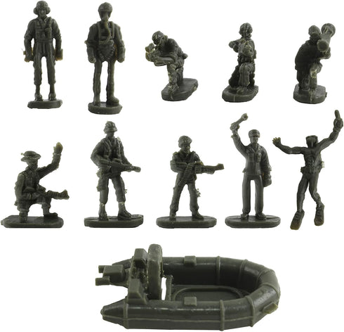 28 Inches deAO Aircraft Carrier Toy Army Men with Scale Model Warplanes Warships Military Vehicles Battleship Planes