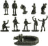 28 Inches deAO Aircraft Carrier Toy Army Men with Scale Model Warplanes Warships Military Vehicles Battleship Planes