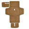 MCHIVER Brown Travel Diaper Changing Pads for Baby Toddler Portable Diaper Changing Station