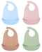DF DUALFERV 4 pcs Silicone Bibs – Adjustable Waterproof Bibs for Baby Girls and Boys, Toddler Bibs