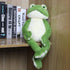17.7 Inch Muiteiur Plush Frog Stuffed Animal, Cute Frog Soft Toy with White Belly, Stuffed Frog Plush Toy Gift for Kids