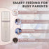 9oz 6+ MILK & WATER All in One Baby Bottle & Baby Formula Dispenser On the Go, - Keeps Water Warm & Formula Fresh