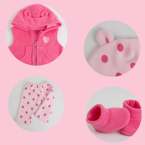 Aori Reborn Baby Dolls Clothes, Outfit Clothing Accessories for 20-24 inch Lifelike Newborn Toy Dolls