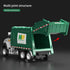 TEMI 3 Pack of Diecast City Transport Vehicles - Garbage, Tanker, Express Delivery, 1/50 Scale Metal Models with