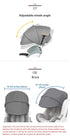 Black Grey Manito Sun Shade Extender for Car Seat