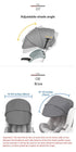 Black Car Seat Sun Shade Extender Canopy