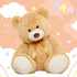 Tezituor 40in Giant Teddy Bear, Big Stuffed Animal Plush, Light Brown Soft Gifts for Baby Shower, Valentine, Birthday
