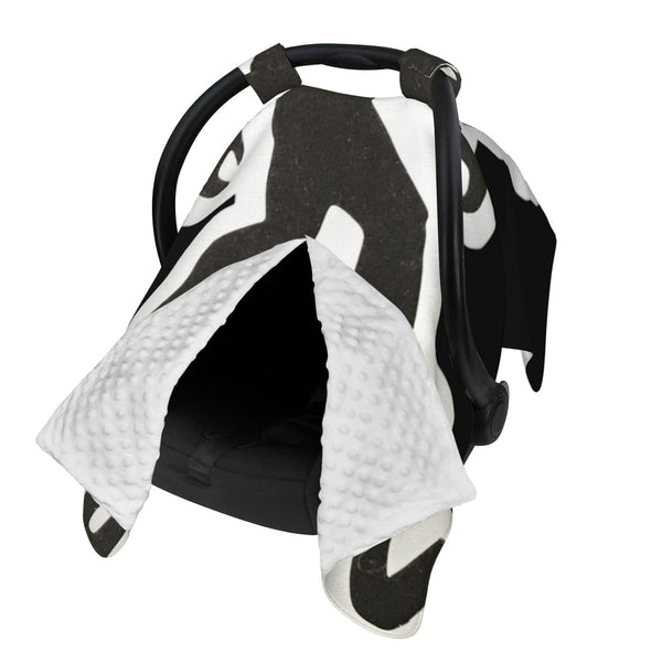 Zhbvncp I Believe Bigfoot Baby Car Seat Cover & Breastfeeding Nursing Cover -
