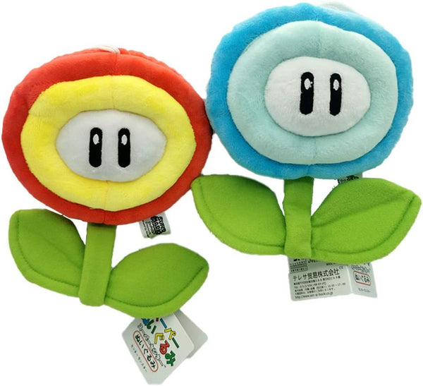 7'' Plush Fire Flower & Ice Flower Plush Doll - Stuffed Animal, Children Toys for Christmas New Year Birthday Gift