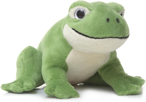 Cute Realistic Green Frog Plush Toy, Green Frog Stuffed Animal Lifelike Doll 15cm