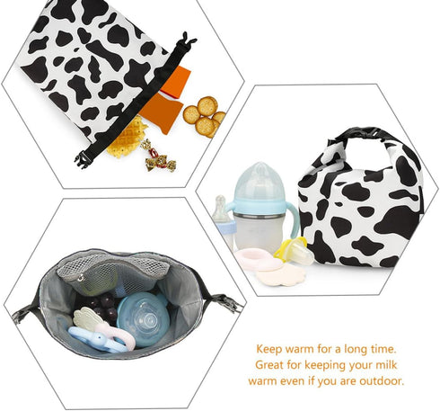 Insulated Milk Bottle Holder and Portable Bottle Storage Bag Leakproof Lightweight Thermal Cooler for Travel
