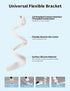 Universal Baby Monitor Camera Mount for Crib - Compatible with Arlo, Owlet, Goodbaby, Adjustable Stand (White)