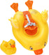 Swimbobo Inflatable Baby Float with Toy, No-Sleeve Design, Soft Abdominal Support, Cute