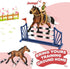 Horse Stable Playset, Horse Toys Set with Rider, Farm Animal Figurines for Kids 3-10, Christmas Birthday Gifts