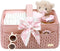 Luxurious Baby Diaper Caddy, Nursery Storage Basket for Newborn Boy and Girl,