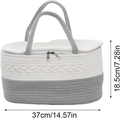 Generic Organizer Basket - Large Capacity Portable Storage Bag for Easy Access, Sturdy Foldable Design with Multiple