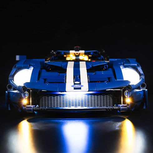 Kyglaring LED Lighting Kit for Lego Technic 2022 Ford GT 42154 Building Kit (No Model)