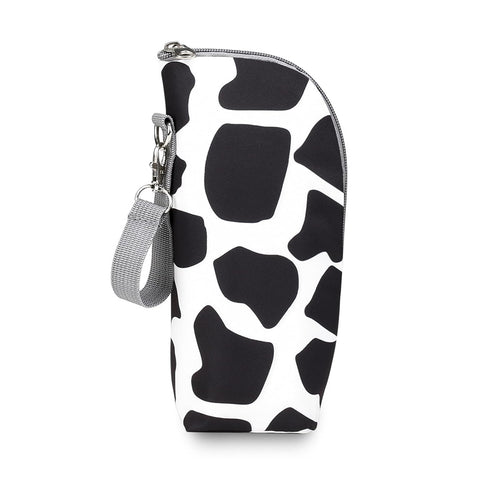 Qsvbeeqj Travel Milk Warmer Bag Infant Feeding Bottle Protective Cover Insulation Pouch Portable