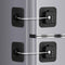 Heavy Duty Combination Refrigerator Lock (2 Pack) - Baby Safety Fridge Lock with 3M Adhesive, No Drilling (Black)