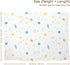 30x40 inches, Outer Space Baby Blankets for Boys, Soft Nursery Minky Blankets with Muslin and Dotted Fleece Back