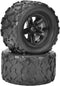 Pilipane 2pcs Wheel Tire Replacement for HS 18301 18302 18311 18312 1/18 RC Car Accessories