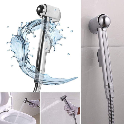 WIMPBLADB Set Set Muslim Shower Cloth Diaper Sprayer Kit - ABS Booster Spray Gun Wall Mounted