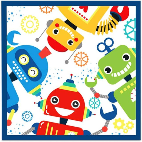 116 16 Lide Road Pcs Robot Birthday Party Supplies Kit, Robot Plates, Napkins, Cups, Forks, Knives, Spoons for Guests